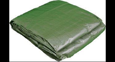 Luxe afdekzeil groen - 6x8 mtr - zeer sterk materiaal - bouwzeil -dekkleed - grondzeil