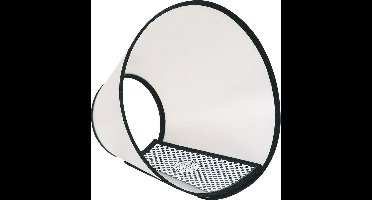 Flamingo - Honden Halskap Capo - Zwart - XS - 18,5 x 10,5 x 0.3 cm