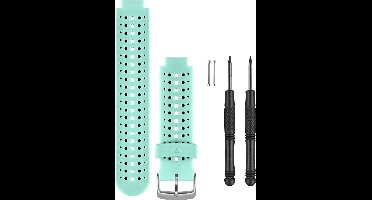 Garmin Forerunner 235 Vervanging Horlogebandje - Polsbandje - Wearablebandje - Frost Blauw/Zwart