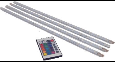 PROLIGHT LED strip line - RGB - 4x40cm - dimbaar - met afstandsbediening