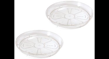 Onderschotel Coubi 26cm TRANSPARANT Prosperplast / 2 STUKS ! /
