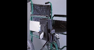 Tissuehouder voor frame van een rolstoel