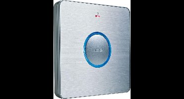 M-E BELL-230 RXA losse DRAADLOZE DEURBEL (ontvanger) ALUMINIUMKLEUR 41047