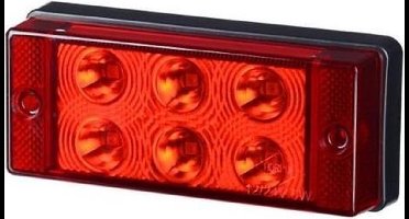 LED mistlamp - Rood - L1591
