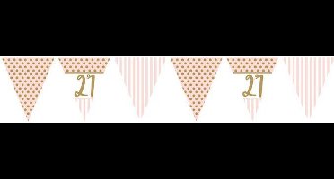 Vlaggenlijn pink chic '21' (370cm)