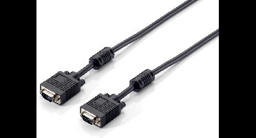 Equip VGA/VGA 20m 20m VGA (D-Sub) VGA (D-Sub) Zwart VGA kabel