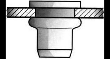 Gesipa 1433707 Blindklinkmoer (Ø x l) 11 mm x 17 mm M8 Staal 100 stuk(s)