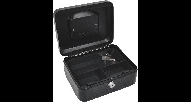 GELDKIST PAVO 300X240X90MM ZWART