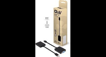 Club 3D Mini DisplayPort to VGA Active Adapter M/F