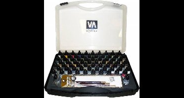 Vallejo Hobbyverf Acrylverf - 71170 Basic Model Air Color - 72x17ml Acryl - Case Set Verf set - 72x 17 ml