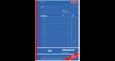 Bestelboek merk Herlitz, formaat A5, 120 vellen.