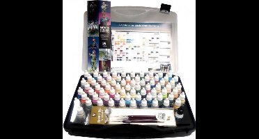 Model Color 72 Basic Color Combinations + brushes - 72 kleuren - 17ml - 70175