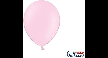 """Strong Ballonnen 27cm, Pastel Baby roze (1 zakje met 10 stuks)"""