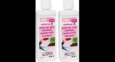 Hg Vlekweg Nr5 make-up, gras, stuifmeel, markeerstift en kauwgom - 2 Stuks !