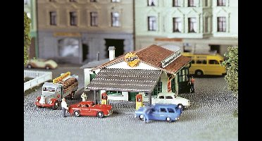 Faller - Gas station - FA232542 - modelbouwsets, hobbybouwspeelgoed voor kinderen, modelverf en accessoires