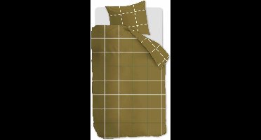 At Home by Beddinghouse Simple Dekbedovertrek - Katoen - 140x200/220 cm - Oker