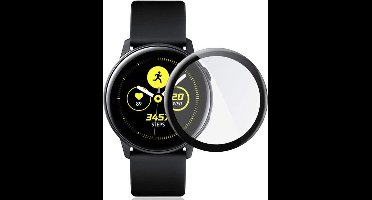 Screenprotector geschikt voor Samsung Galaxy Watch Active 2 (44mm) - Full Screen Cover Volledig Beeld