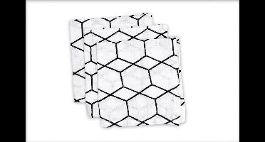 HYDROFIEL MONDDOEKJE 3X GRID BRILJANT