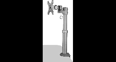 DESQ® Monitor Standaard met Gasveer | 17/34 Inch | Zilver