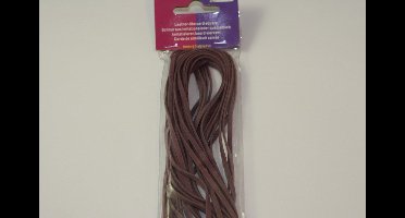 Veter imitatieleer Vaal Paars 3 Millimeter 5 Meter