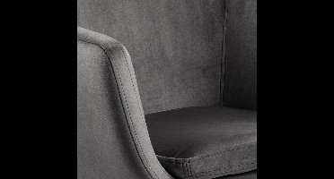 Noel kantoorstoel donkergrijs, zwart.