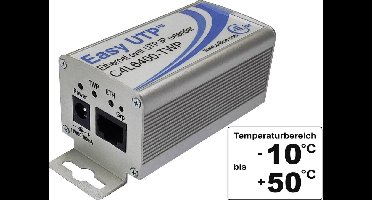 Renkforce RF-2555340 Netwerkuitbreiding 2-draads Reikwijdte (max.): 500 m 1 stuk(s) 100 MBit/s Zonder PoE-functie