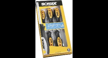 Ironside schroevendraaierset SL, PZ en PH (5-delig)
