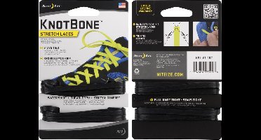 Nite Ize - Knotbone - Stretch laces - Zwart