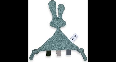 Speendoek Funnies- Konijn Snoes XL- Stone green