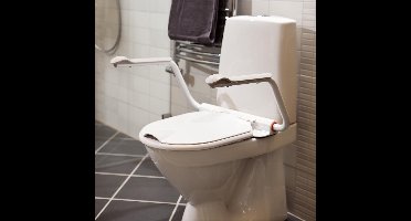 Toiletbril incl armsteunen- Bevestiging zonder boren