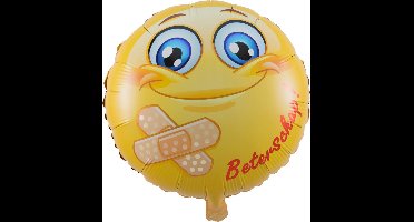 Folat - Smiley Beterschap Folieballon - 45cm