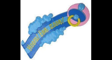 Wanddecoratie geboorte Zoon pvc 60x17cm.