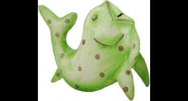 Spaarpot vis van metaal