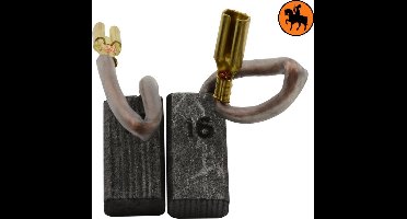 Koolborstelset voor Protool AGP5-9  - 5x8x16mm - Vervangt 627001