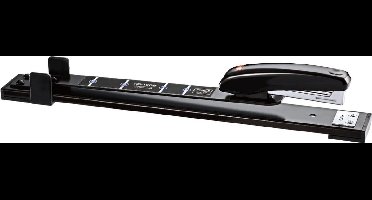 Max HD-10DB langarm nietmachine, nr. 10, zwart