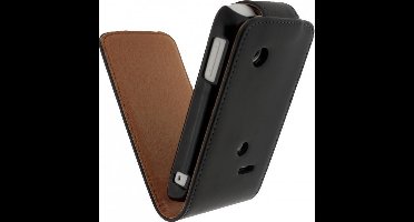 Xccess Leather Flip Case Sony Xperia Tipo Black