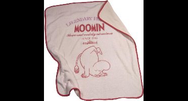 Moomin meisjes deken - roze - maat 75*85  cm