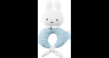 Nijntje blauw Gebreid Rammelaar - Blauw