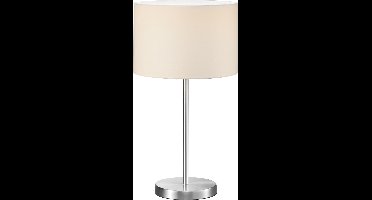 TRIO HOTEL - Tafellamp - Nikkel mat - excl. 1x E27 4,9 W - Snoerschakelaar