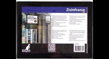 Kangaro zichtframe - A5 - zwart - K-504871