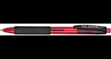 Pentel Kachiri balpen van 07 mm rood - 1 stuk