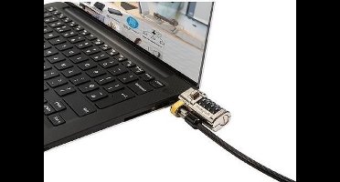 DELL 461-AAEU kabelslot Zwart, Roestvrijstaal 1,8 m