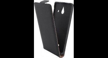 Mobiparts - zwart originele premium flipcase - Huawei Ascend W1