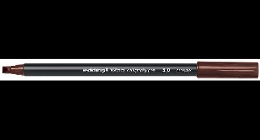 edding-1255 kalligrafie pen donkerbruin 1ST 5,0 mm / 4-125550-018