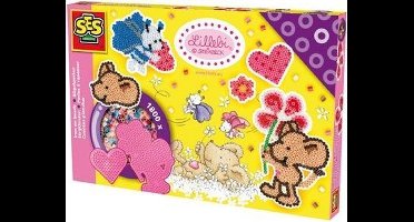 Ses Lillebi Strijkkralen 1800 Stuks + Bordje