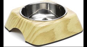 Melamine eetbak Natural Wood.