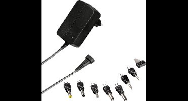 Hama Universele Voedingsadapter AC/DC Eco 300Mah 3.6W.