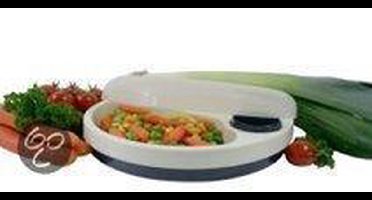 Warmhoudbord rond 220 mm 2 vak