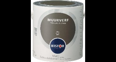 Histor Perfect Finish Muurverf Mat - 2,5 Liter - Mus