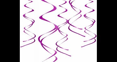 Partydeco - Swirl deco magenta